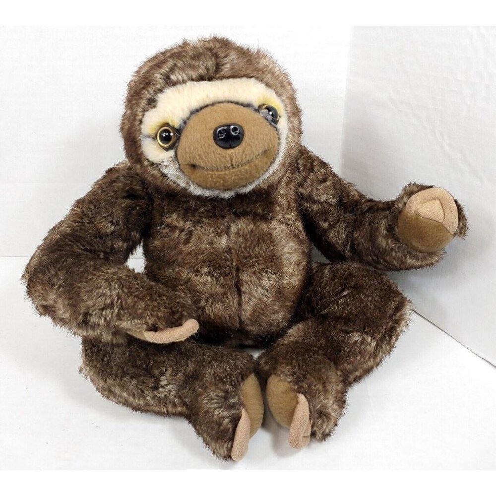 Sofology: Neil the Sloth - 14in. Stuffed/Plush Brown Rainforest Animal